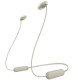 Навушники SONY WI-C100 In-ear IPX4 Wireless Бежевий