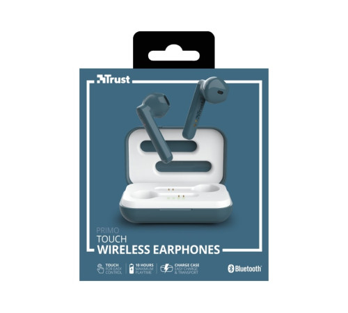 Навушники Trust Primo Touch True Wireless Mic Blue
