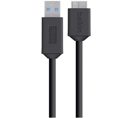 Кабель Belkin USB-A - Micro-B 5Gbps, 0.9m, black