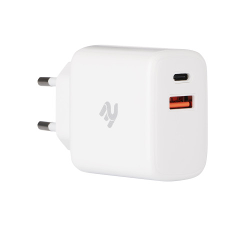 Мережевий ЗП 2Е USB Wall Charger QC, PD, Max 30W, white