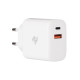 Мережевий ЗП 2Е USB Wall Charger QC, PD, Max 30W, white