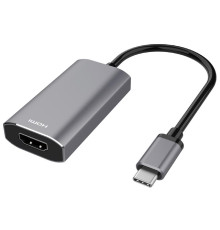 Адаптер 2E USB-C - HDMI 2.1, 0.21m, space grey