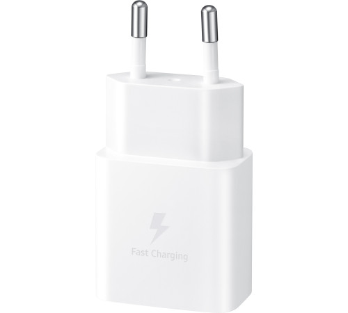 Мережевий зарядний пристрій Samsung 15W Power Adapter (w/o cable) White