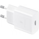 Мережевий зарядний пристрій Samsung 15W Power Adapter (w/o cable) White