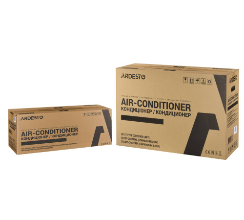Кондиционер Ardesto ACM-24ERP-R32-WI-FI-AG-S, 70 м2, ERP інвертор, A++/A+, до -20С, Wi-Fi, R32 (ACM-24ERP-R32-WI-FI-AG-S)