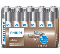 Батарейка Philips AA+AAA bat Alkaline 10+6шт (LR036A16F/10)