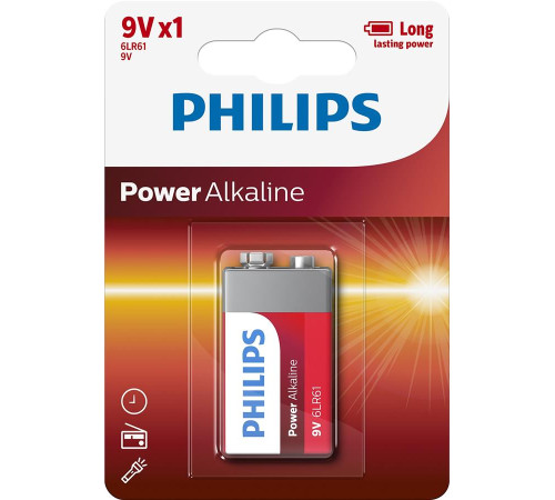Батарейка Philips Krona bat Alkaline 1шт PowerLife (6LR61P1B)