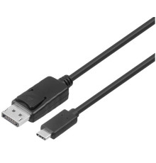 Кабель 2Е USB-C - DisplayPort (AM/AM), 3840*2160@60Hz, 1m, black
