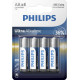 Батарейка Philips AA bat Alkaline 4шт Ultra Alkaline (LR6E4B/97)