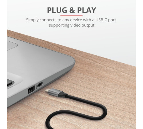 Кабель Trust Calyx USB-C to HDMI Adapter Cable