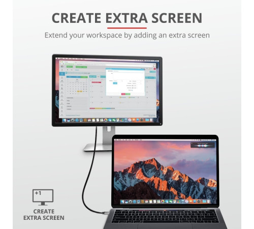 Кабель Trust Calyx USB-C to HDMI Adapter Cable