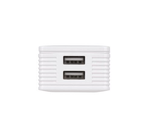 Мережевий ЗП 2Е Wall Charger USB-A Dual 2.4A White