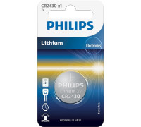 Батарейка Philips CR-2430 bat(3B) Lithium 1шт (CR2430/00B)
