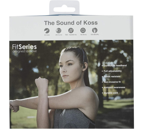 Навушники Koss KPH14K Fitness Black