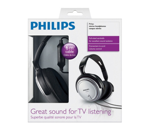 Навушники Philips SHP2500 Over-ear Cable 6m