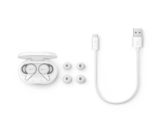 Навушники Philips TAT1207 True Wireless IPX4 Білий