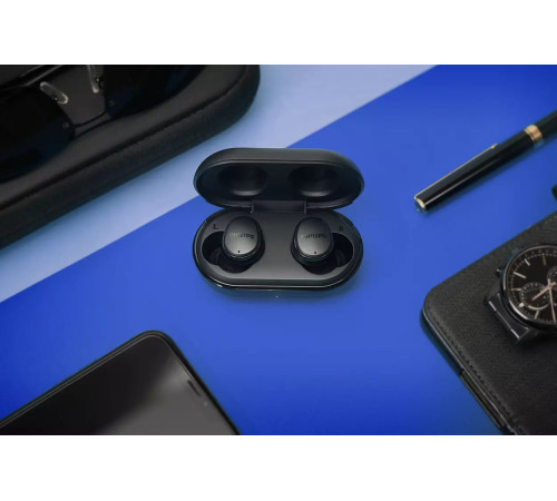 Навушники Philips TAT4556 TWS ANC IPX4 Touch control Mic Чорний