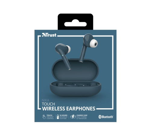 Навушники Trust Nika Touch True Wireless Mic Blue