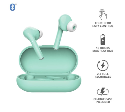 Навушники Trust Nika Touch True Wireless Mic Mint