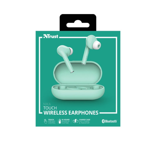 Навушники Trust Nika Touch True Wireless Mic Mint