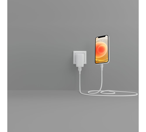 Кабель Belkin USB-A - Lightning силіконовий, з кліпсою, 1м, білий