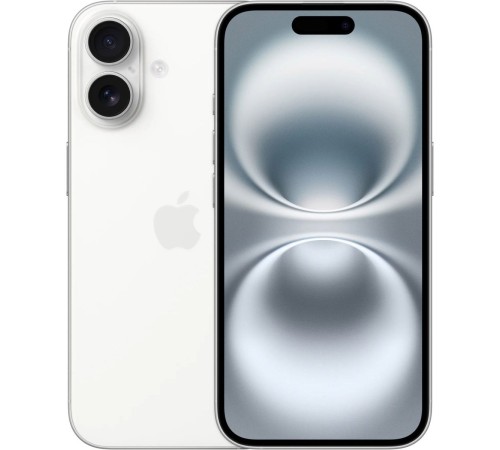 Смартфон Apple iPhone 16 128GB White (MYE93)