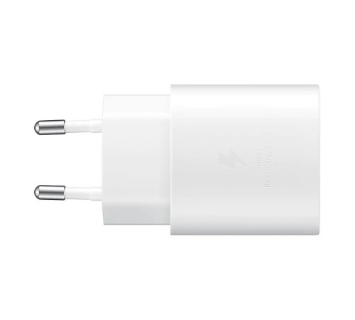 Мережевий зарядний пристрій Samsung 25W PD Wall Charger + Type-C Cable White