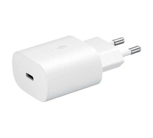 Мережевий зарядний пристрій Samsung 25W PD Wall Charger + Type-C Cable White