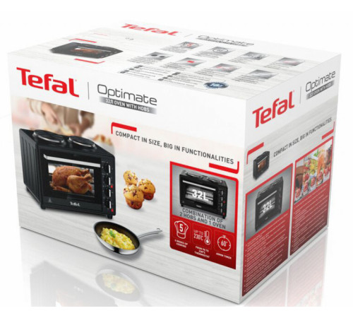 Настільна плита з духовкою Tefal Optimate OF463830