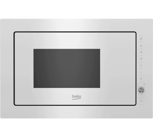 Мікрохвильова піч Beko вбудовувана, 25л, електр. управл., 900Вт, гриль, дисплей, білий