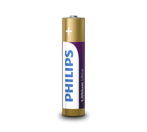 Батарейка Philips AAA bat Alkaline 4шт Lithium Ultra (FR03LB4A/10)