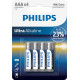 Батарейка Philips AAA bat Alkaline 4шт PowerLife (LR03E4B/97)