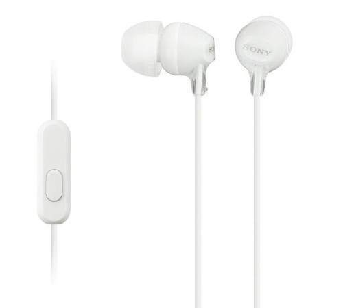 Навушники SONY MDR-EX15AP In-ear Mic Білий