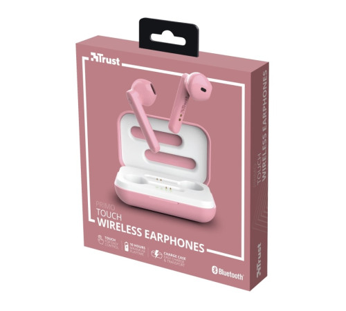 Навушники Trust Primo Touch True Wireless Mic Pink