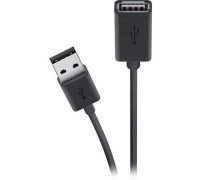 Кабель Belkin USB 2.0 (AM/AF) EXT 1.8м, Black