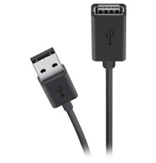 Кабель Belkin USB 2.0 (AM/AF) Extension cable 4.8m, black