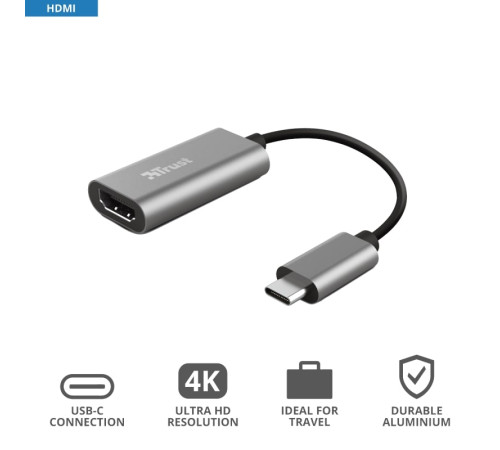 Перехідник Trust Dalyx USB-C to HDMI Adapter