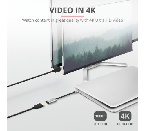 Перехідник Trust Dalyx USB-C to HDMI Adapter