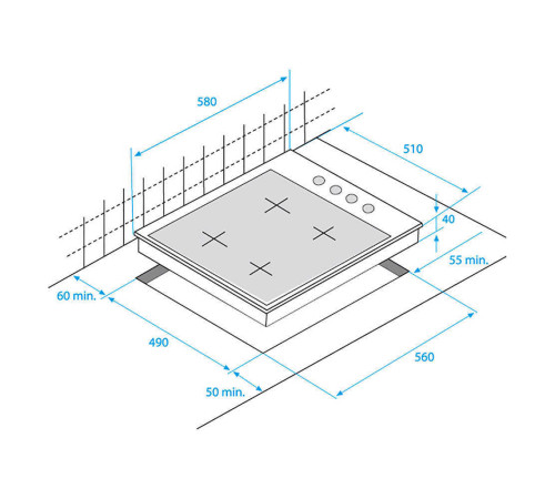 Варочная поверхность газовая Beko HIAW64225SB