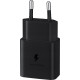 Мережевий зарядний пристрій Samsung 15W Power Adapter (w C to C Cable) Black