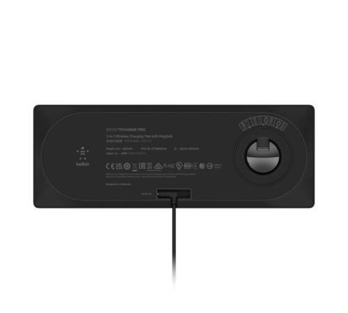 Бездротовий ЗП Belkin 3in1 MagSafe, black