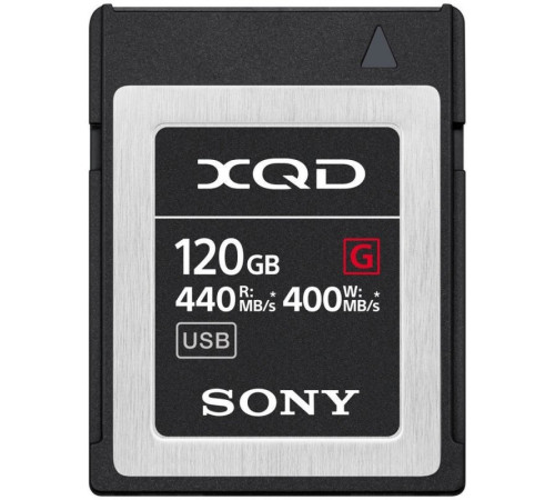 Карта пам'яті XQD Sony 120GB G Series R440MB/s W400MB/s