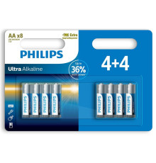 Батарейка Philips AA bat Alkaline 8шт Ultra (LR6E8B/10)