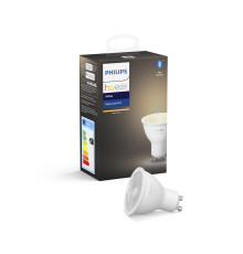 Світлодіодна лампа LED Philips Hue GU10 5.2W(57W) 2700K White Bluetooth Dimm (929001953505)