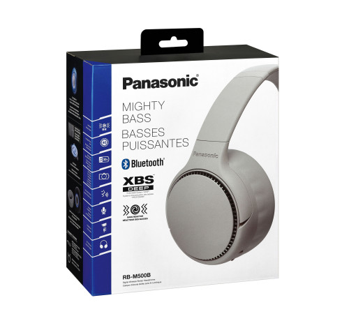 Навушники Panasonic RB-M500BGE Over-ear Wireless Mic Сірий