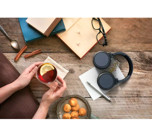 Навушники Philips TAH5205 Over-ear ANC Wireless Mic Чорний