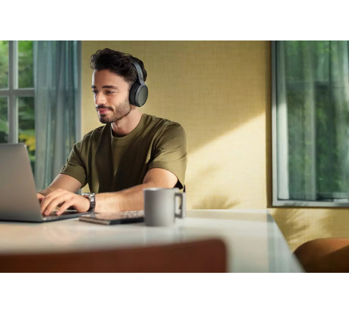 Навушники Philips TAH5205 Over-ear ANC Wireless Mic Чорний