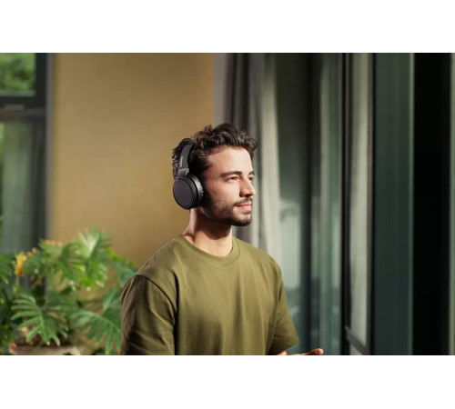 Навушники Philips TAH5205 Over-ear ANC Wireless Mic Чорний