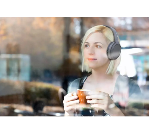 Навушники Philips TAH5205 Over-ear ANC Wireless Mic Чорний