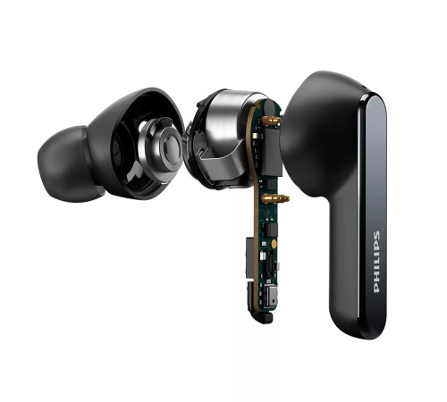 Навушники Philips TAT5506 TWS ANC Pro IPX5 Touch control Mic Чорний